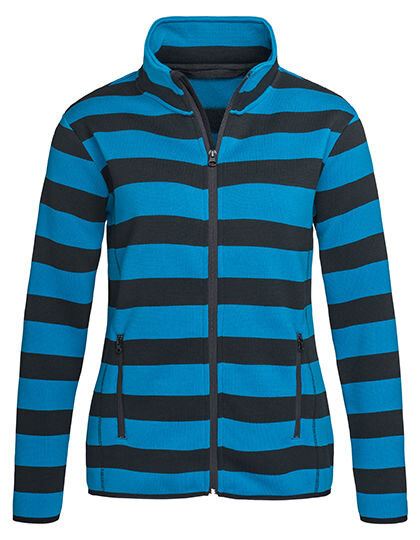 Striped Fleece Jacket Women, Stedman ST5190 // S5190