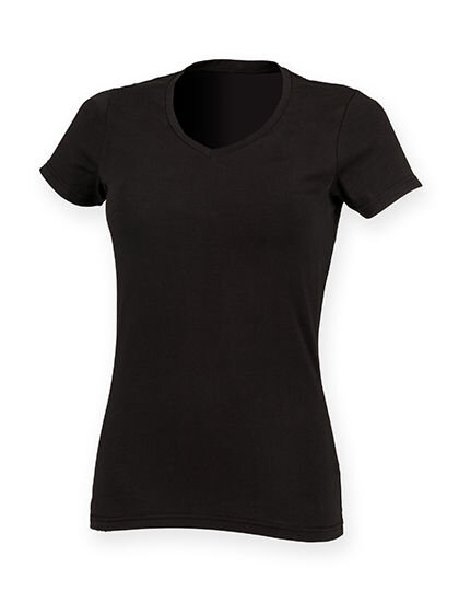 Women&acute;s Feel Good Stretch V-Neck T, SF Women SK122 // SF122