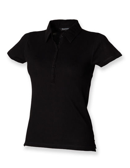 Women&acute;s Short Sleeved Stretch Polo, SF Women SK042 // SF42