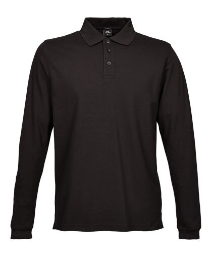 Men&acute;s Luxury Stretch Long Sleeve Polo, Tee Jays 1406 // TJ1406