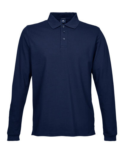 Men&acute;s Luxury Stretch Long Sleeve Polo, Tee Jays 1406 // TJ1406