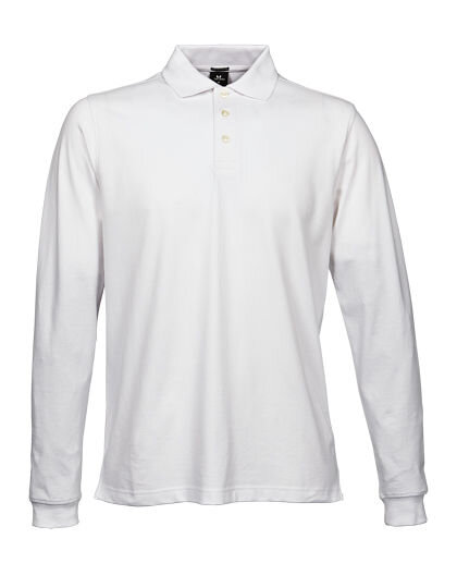 Men&acute;s Luxury Stretch Long Sleeve Polo, Tee Jays 1406 // TJ1406