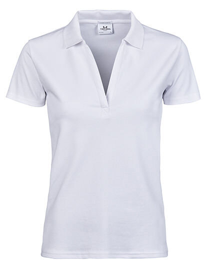 Women&acute;s Luxury Stretch V-Neck Polo, Tee Jays 1409 // TJ1409