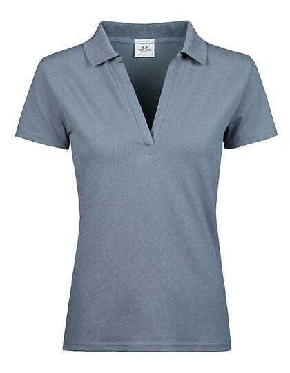 Women&acute;s Luxury Stretch V-Neck Polo, Tee Jays 1409 // TJ1409