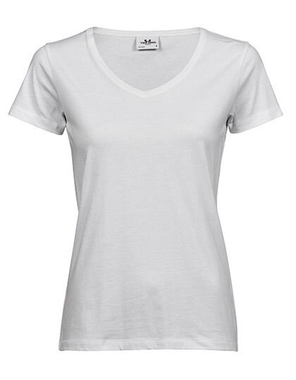 Women&acute;s Luxury V-Neck Tee, Tee Jays 5005 // TJ5005