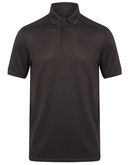 Men&acute;s Slim Fit Stretch Polo Shirt + Wicking Finish, Henbury H460 // W460