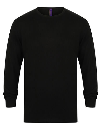 Men&acute;s Lightweight Crew Neck Jumper, Henbury H725 // W725