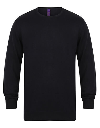 Men&acute;s Lightweight Crew Neck Jumper, Henbury H725 // W725