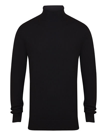 Men&acute;s Roll Neck Jumper, Henbury H727 // W727