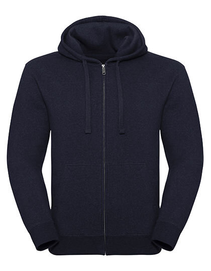 Men&acute;s Authentic Melange Zipped Hood Sweat, Russell R-263M-0 // Z263M