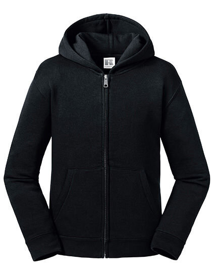 Kids&acute; Authentic Zipped Hooded Sweat, Russell R-266B-0 // Z266K