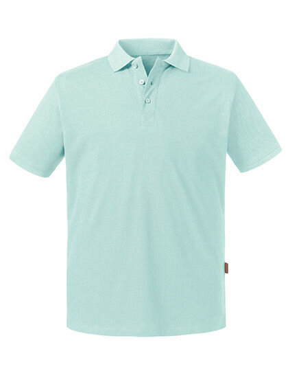 Men&acute;s Pure Organic Polo, Russell Pure Organic R-508M-0 // Z508M