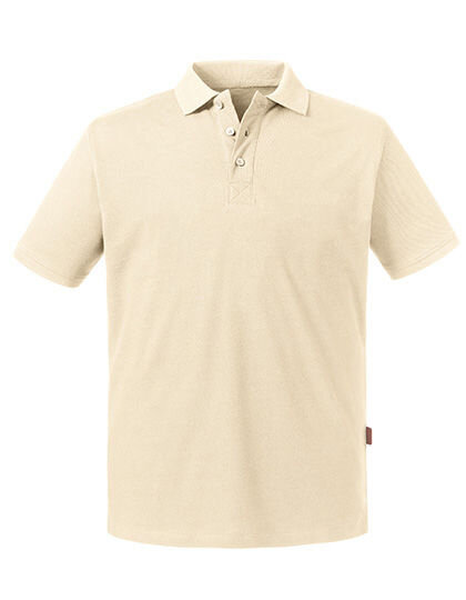 Men&acute;s Pure Organic Polo, Russell Pure Organic R-508M-0 // Z508M