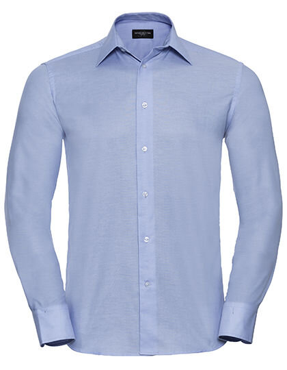 Men&acute;s Long Sleeve Tailored Oxford Shirt, Russell Collection R-922M-0 // Z922