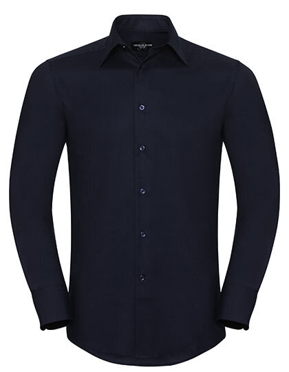 Men&acute;s Long Sleeve Tailored Oxford Shirt, Russell Collection R-922M-0 // Z922