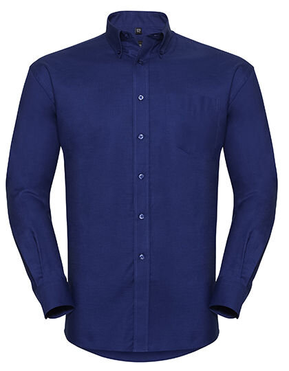 Men&acute;s Long Sleeve Classic Oxford Shirt, Russell Collection R-932M-0 // Z932