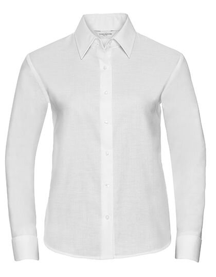 Ladies&acute; Long Sleeve Classic Oxford Shirt, Russell Collection R-932F-0 // Z932F