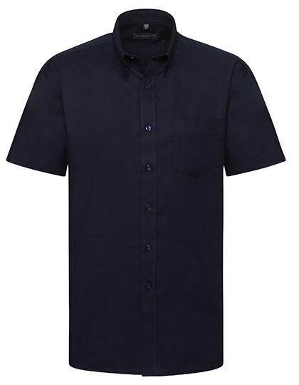 Men&acute;s Short Sleeve  Classic Oxford Shirt, Russell Collection R-933M-0 // Z933