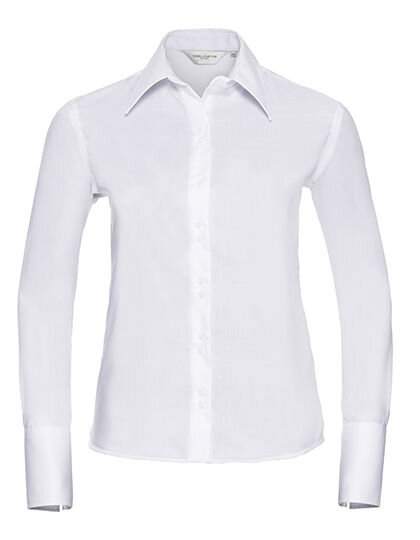 Ladies&acute; Long Sleeve Tailored Ultimate Non-Iron Shirt, Russell Collection R-956F-0 // Z956F