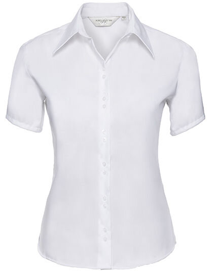 Ladies&acute; Short Sleeve Tailored Ultimate Non-Iron Shirt, Russell Collection R-957F-0 // Z957F