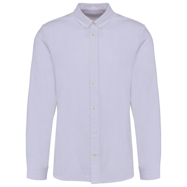 Oxford-Herrenhemd Mit Langen &Auml;rmeln, Kariban Premium PK503 // KBP503