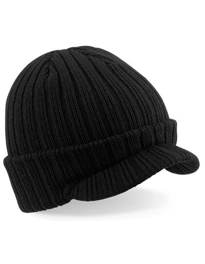 Peaked Beanie, Beechfield B448 // CB448